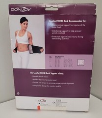 Medium Comfort Form DonJoy Back Lumbar Support With Compression Pad EUC