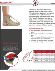 Thermoskin Plantar Fasciitis Night Splint X-Large