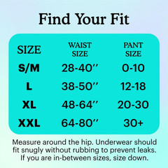 Because Overnight Pull Ups Adult Incontinence Underwear S/M 20 Count