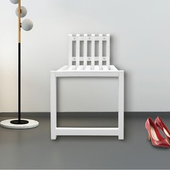 Wall Mount Wood Folding Chair Hidden Footstool Entryway Seat Bench Bathroom