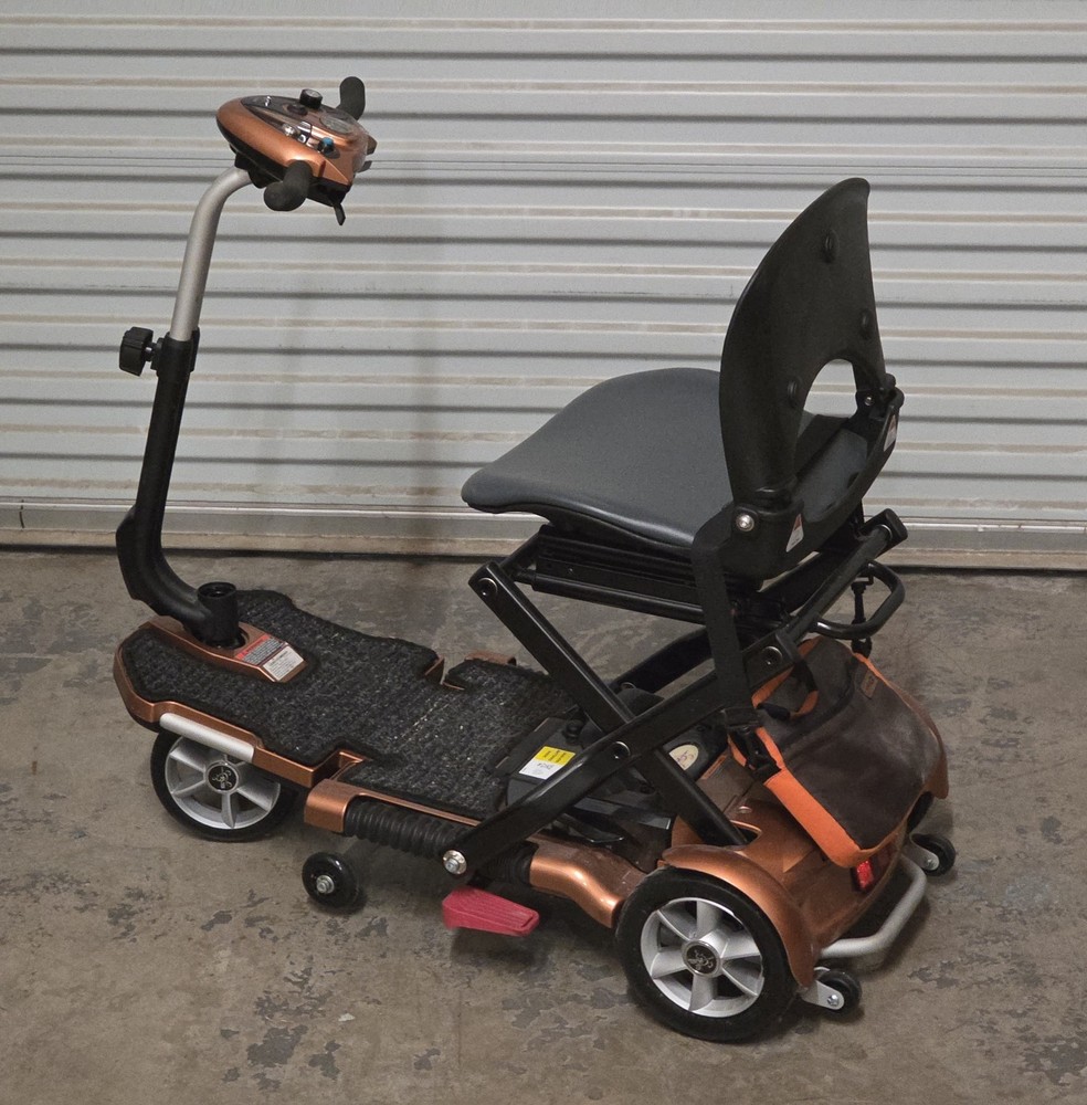 TranSport Manual Folding Electric Mobility Scooter „For Parts Repair“ NO KEY