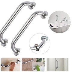 300/400/500mm Shower Grab Bar Grip Bathroom Aid Safety Hand Handle Towel Rail
