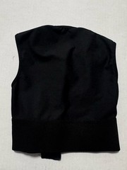 Marena Recovery Compression Vest Short Style Black Nylon & Spandex Blend Size XS