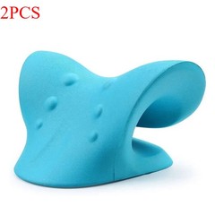 2pcs Cervical Neck Traction Device – Pain Relief Chiropractic Massage Pillow
