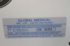 Global Medical PUMP ONLY Low Air Loss Mattress System GBL-LAL Working