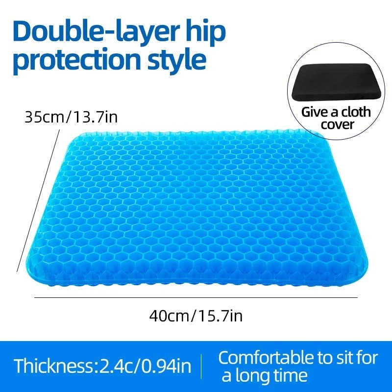 Honeycomb Gel Seat Cushion 2.5cm Thick | Cooling, Orthopedic Support