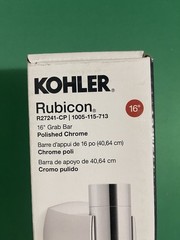 KOHLER Rubicon 16 in. Grab Bar in Polished Chrome K-R27241-CP