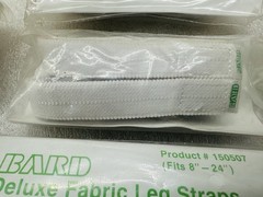 BARD – 7 pair Lot – Deluxe Fabric Leg Straps – Adjustable Fit – 8”-24” – NEW