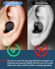 Digital Hearing Aids Noise Cancelling Invisible 16 Channels Sound Amplifier ITE