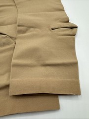 Plus Size Extra Wide Calf Compression Socks Open Toe Beige Choose Size