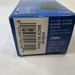 Carex Black Cane Tips 1″ 2 Count Fits All Standard Canes & Crutches # A720-00