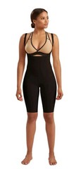 Marena SFBHS2-XXS B Thigh-Length Girdle High-Back Black Girdle Recovery