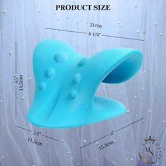 Cervical Neck Pillow Stretcher Traction Device Brace Support Pain Relief Massage