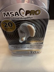 MSA Pro Sound Hearing Amplifier Rechargeable – Beige (1109351) – Sealed NEW