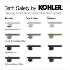 KOHLER Rubicon 16 in. Grab Bar in Polished Chrome