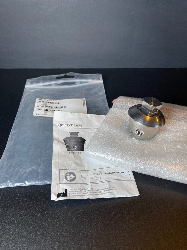 Ottobock Pyramid Connection 4R11 P-1-1 Quickchange Adapter Titanium