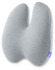 C CUSHION LAB Extra Dense Lumbar Pillow – Patented Ergonomic Multi-Region Grey