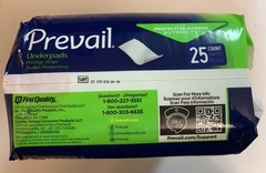 Prevail Disposable Underpads 23X36/6 Bags Of 25/150 Pads Total-Can Use For Pets!