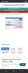 McKesson Super Plus Briefs Moderate Absorbency 24 Count