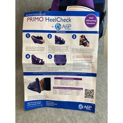 Primo HeelCheck by ASP Global Foot Heel Offloading Boot Purple Standard HC1W