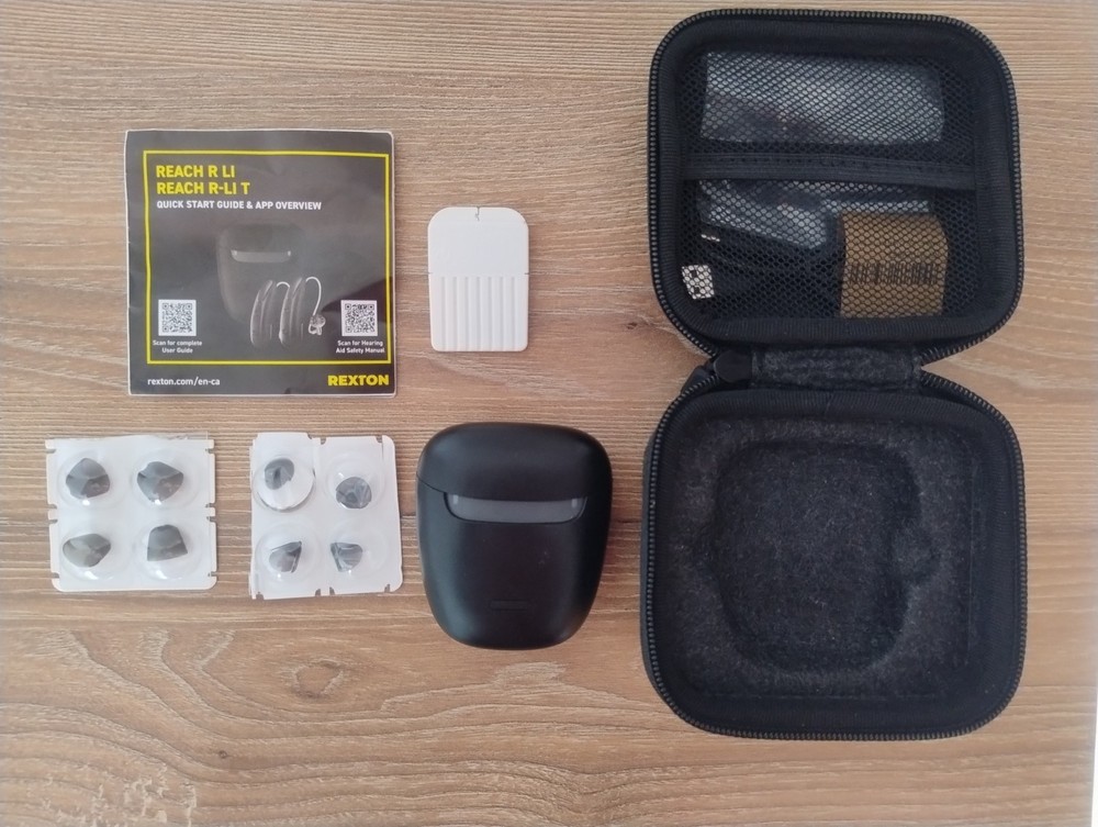 Rexton Reach R-Li 80 RIC Rechargeable Hearing Aids w/ Charging Case