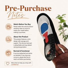 Orthopedic Gel Insoles Arch Support Shoe Inserts Cushion Sport Plantar Fasciitis