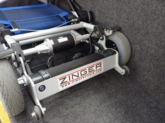 ZINGER 08300 BLU 02 Folding Power Chair, 275lbs Capacity*