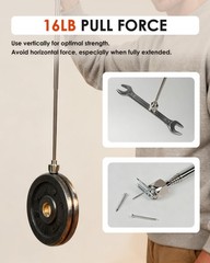 Telescoping Magnetic Pickup Tool, 32″ Extendable 16LB Strong Magnet Stick Tel…