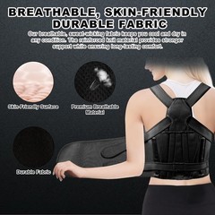 Back Brace Posture Corrector for Women and Men, Adjustable Shoulder Straighte…