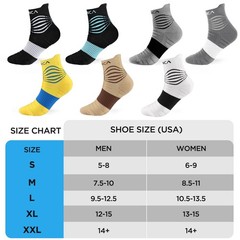 NEENCA Medical Compression Socks for Women & Men Large, Gray Black