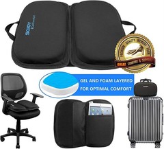 iGelComfort 3 in 1 Foldable Gel Seat Cushion Featured with Memory Foam A Must…