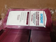 Case, Sage 2% Chlorhexidine Gluconate Cloth Patient Preoperative Skin Prep 9707