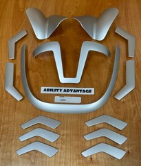 NEW: Permobil 16” 3G ARMPAD INSERT black leatherette, armrest arm pad.