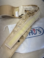 DR-HO’S 2-in-1 Back Relief Belt A 25-41 Waist Beige Inflatable Pain Relief New