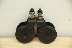 PAIR of Caster Forks for Pride Jazzy EVO613 Power Chairs – 5″ Wheel Tire Bracket