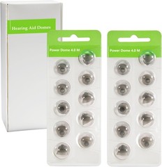 20PCS Power Dome Medium Hearing Aid Accessories for Phonak – Clarity and Comfort