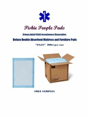 200-23×24″ 4-Layer Deluxe Extra Absorbent Incontinence Pads by Medline®