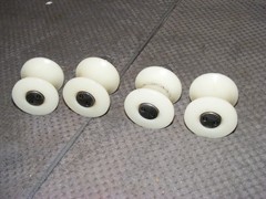 ACORN SUPERGLIDE 120/130 STAIRLIFT ROLLER GUIDE WHEELS W/HARDWARE/BOLTS*SET OF 8
