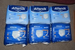 Attends Heavy Protection Underwear Pull Up Adult Large 6 Pk 108 Total AP0730