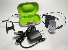 Phonak PartnerMic With Charging Cable, hardcase, lanyard, plug soft case