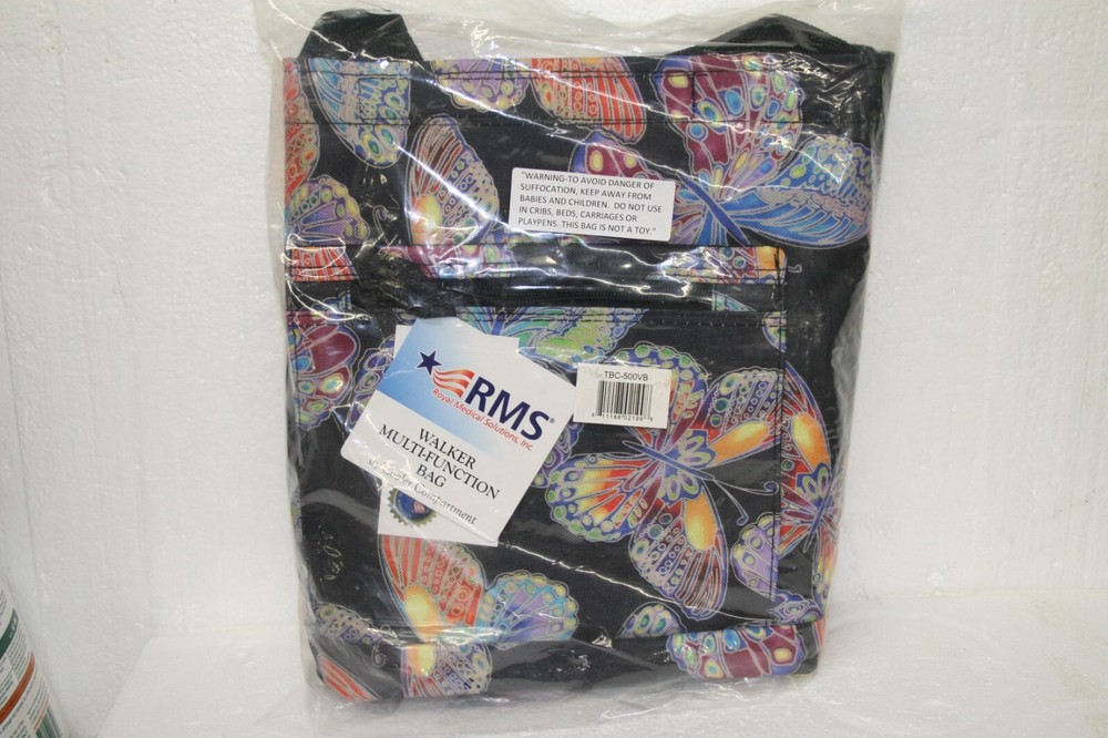 Royal Medical Solutions Walker Multi-Function Bag w/Cooler Compartment Butterfly