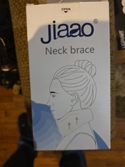 Jiaao Neck Brace Deep Blue M Neck Protection Sleeve for Neck Pain
