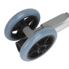 Walker Wheels Flexible Height Replacement Walker Feet Caster with Brake Wheel
