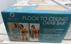Able Life Universal Floor to Ceiling Grab Bar ~ see description