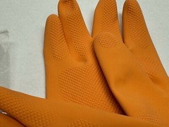 Mediven Super Grip Gloves for Donning Stockings ( Small, Med, Large ) Orange