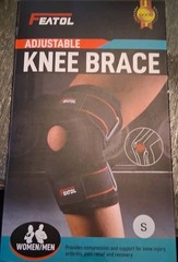 Featol Adjustable Knee Brace Size Small Unisex Men/Women