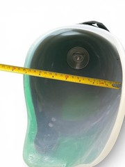 Right above knee prosthetic socket. Not for medical use.
