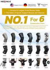 NEENCA Professional Knee Brace, Compression Knee Sleeve with Patella Gel Pad & S