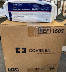Covidien SureCare Plus Incontinence Pants Box of 4 – 20 Pack (1605)