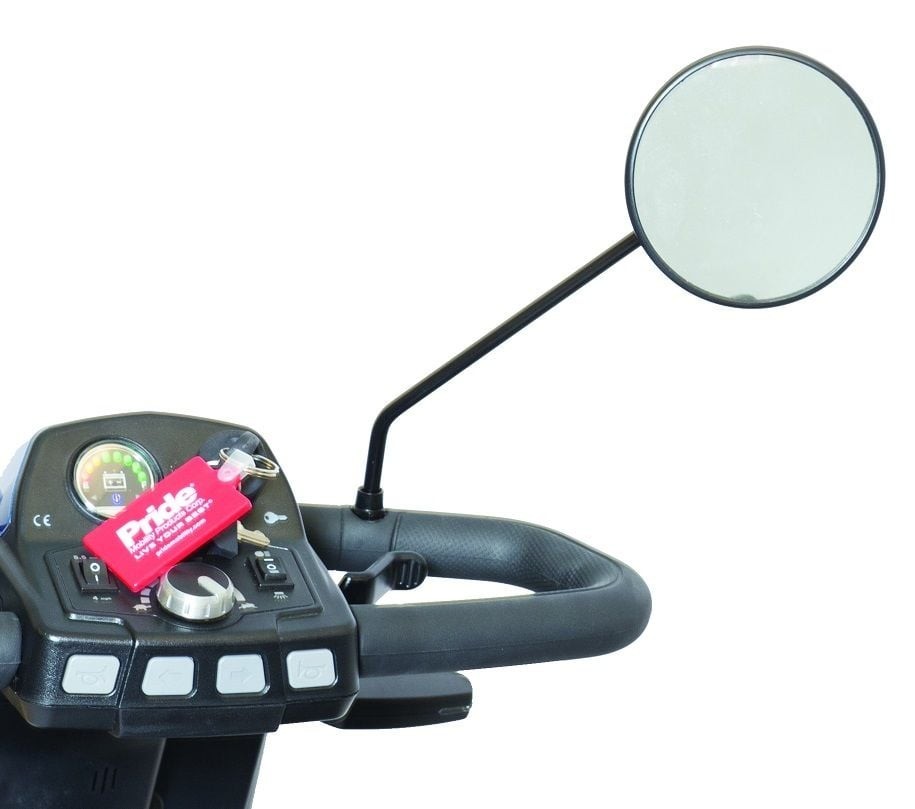Pride Scooter LGTRMIR1003 Screw In M8x1.25T 102MM Diameter Rear View Mirror NWT